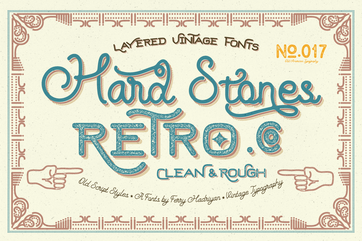 Hard Stones – Font Family