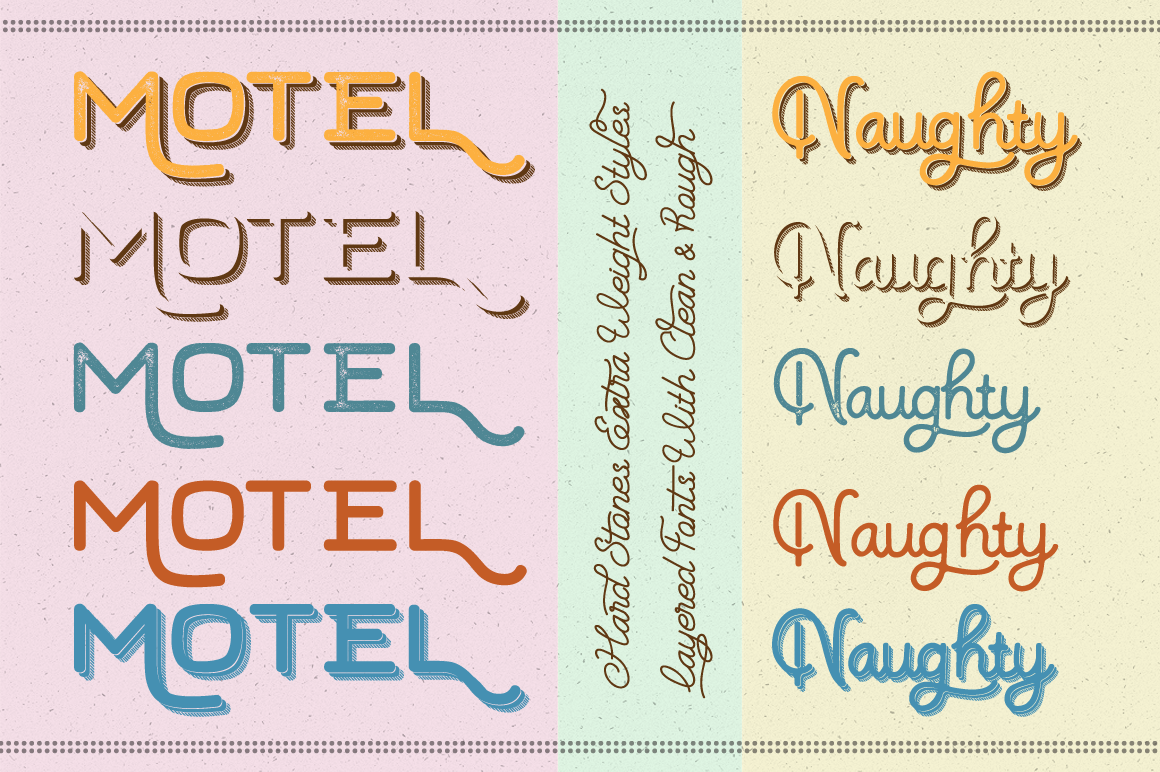 Hard Stones – Font Family