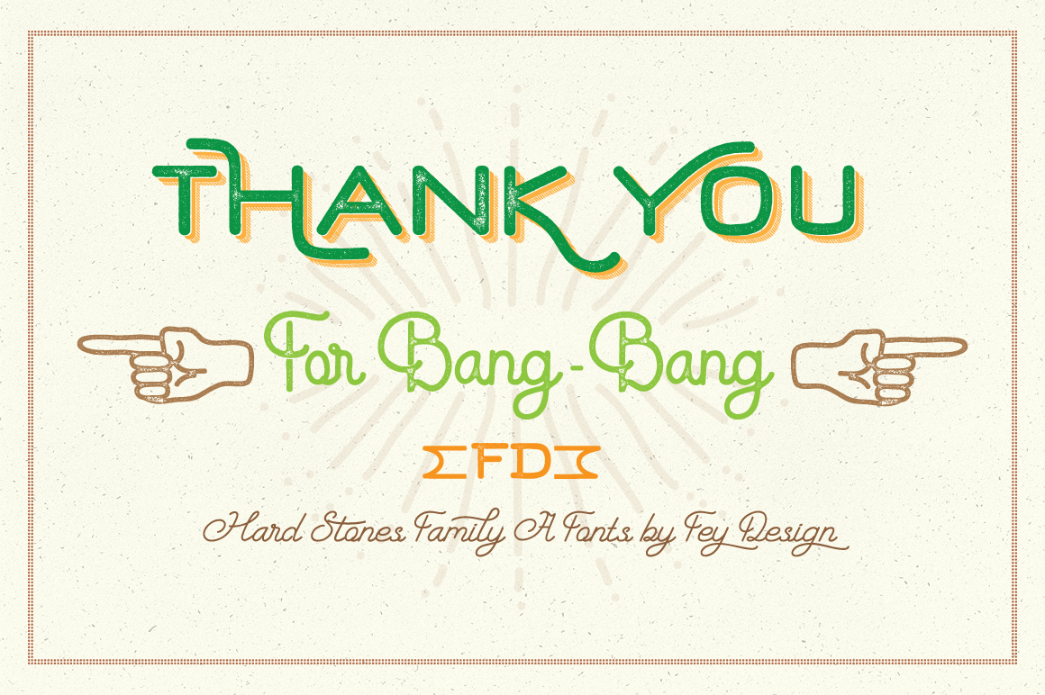 Hard Stones – Font Family