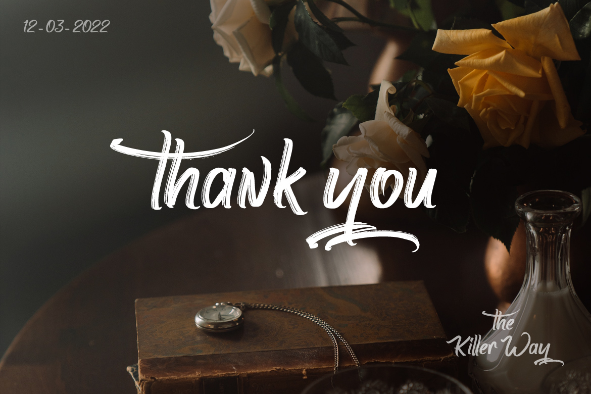 The Killer Way – Handwritten Font