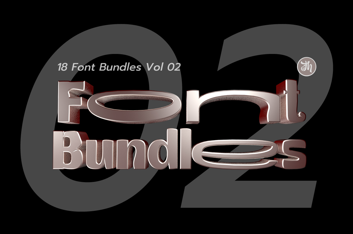 18 Font Bundles Vol 02