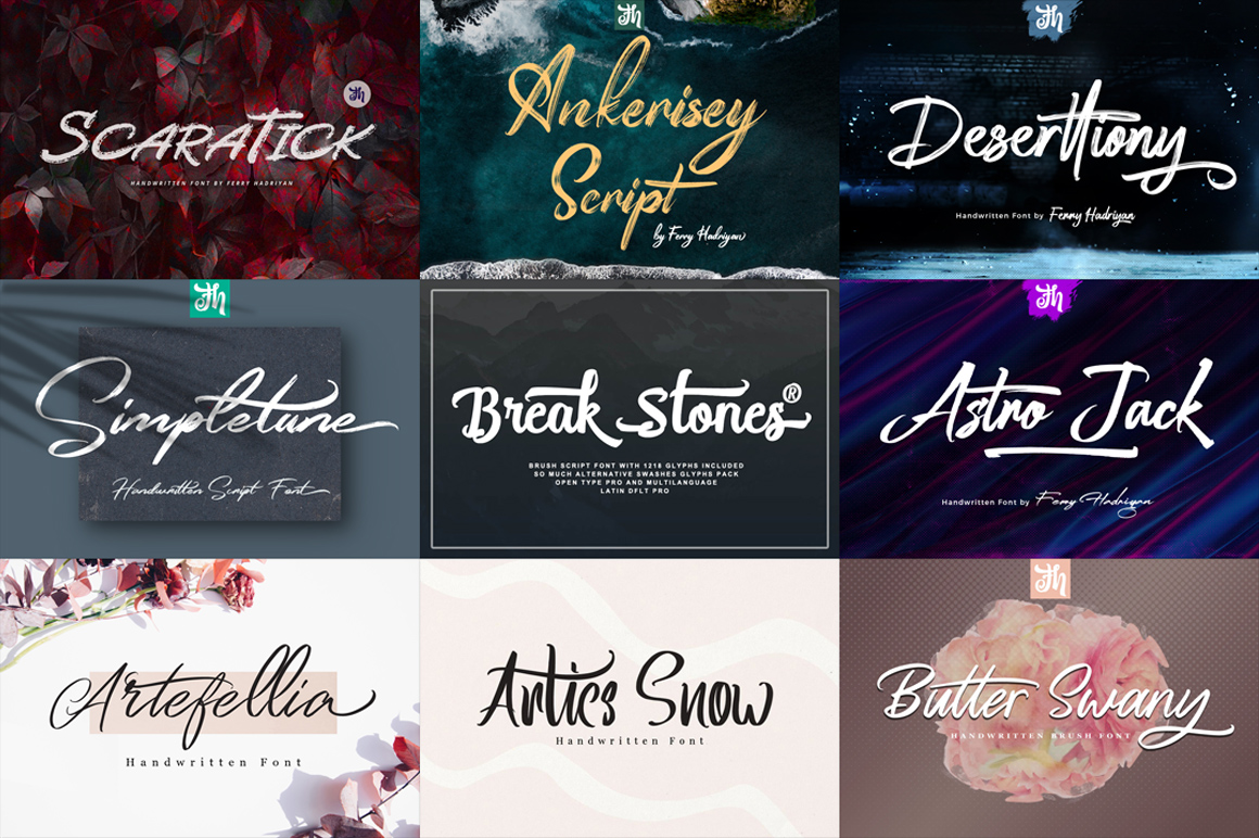 18 Font Bundles Vol 02