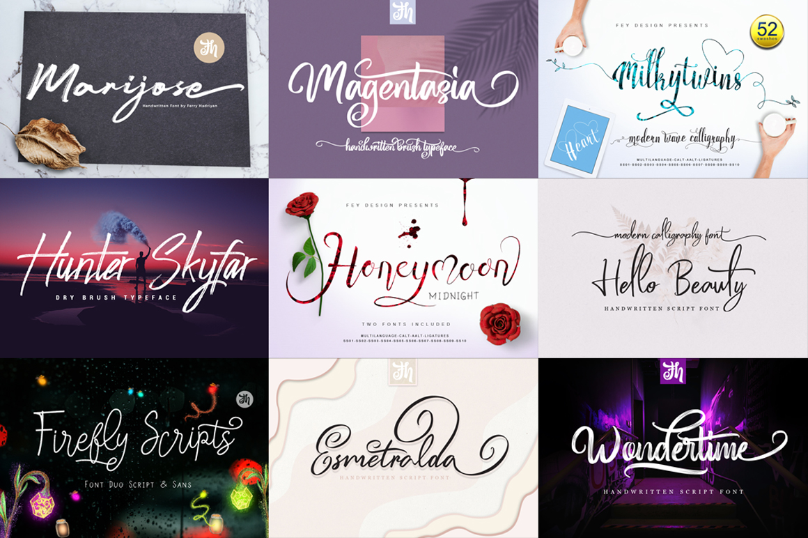 18 Font Bundles Vol 04