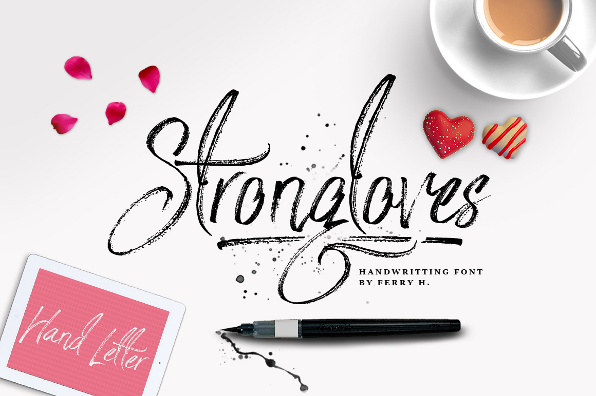 Strongloves – Handwritten Script Font