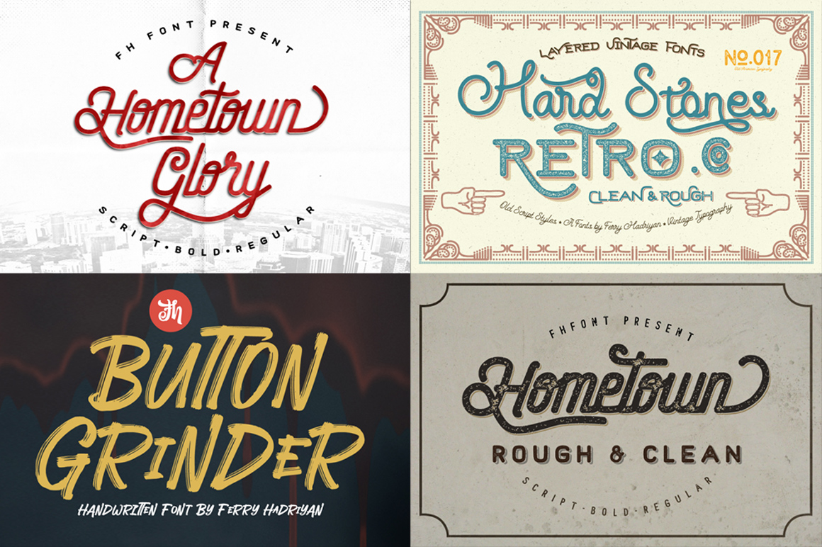 12 Display Font Bundles