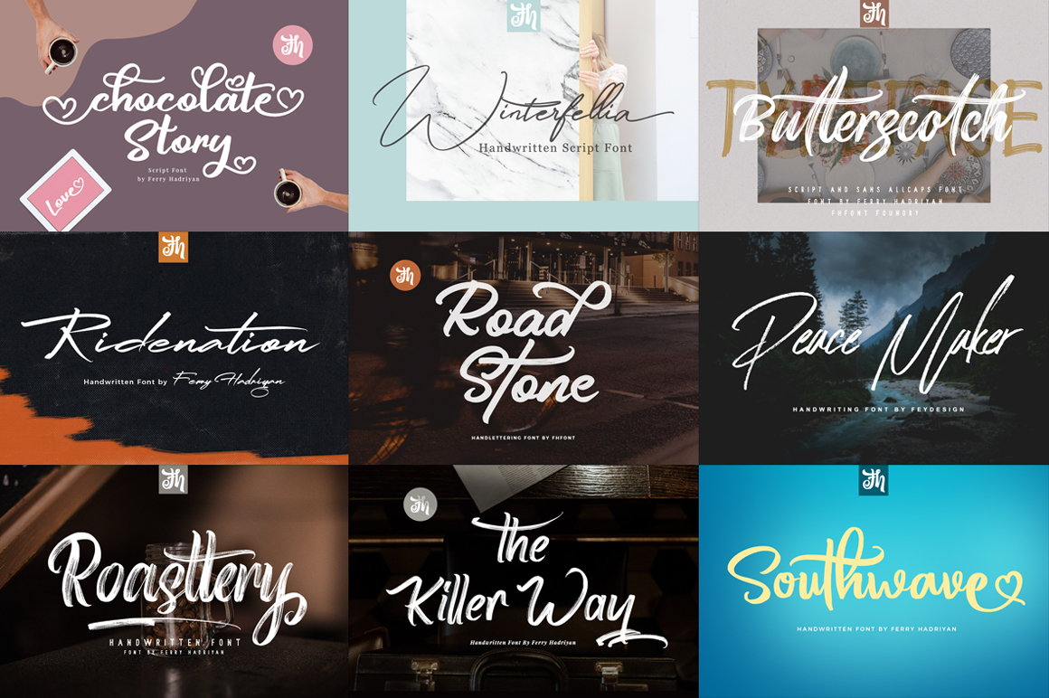 18 Font Bundles Vol 02