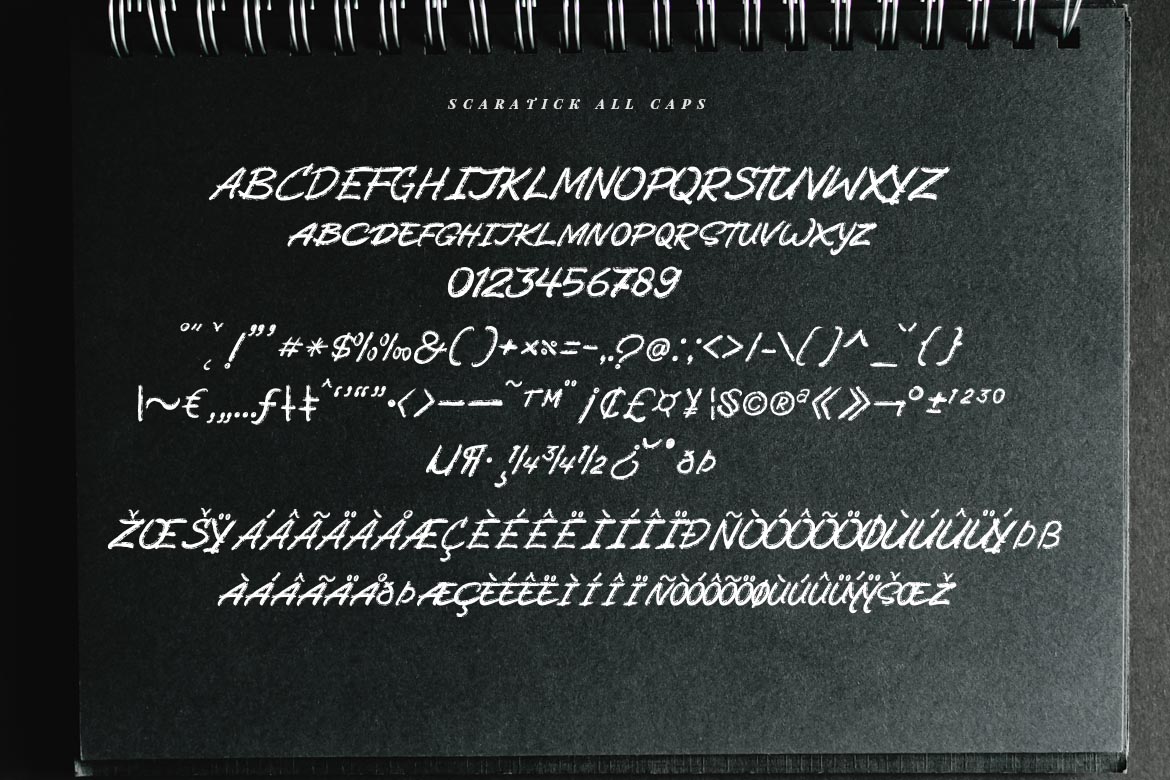 FH Scaratick – Handwritten Font