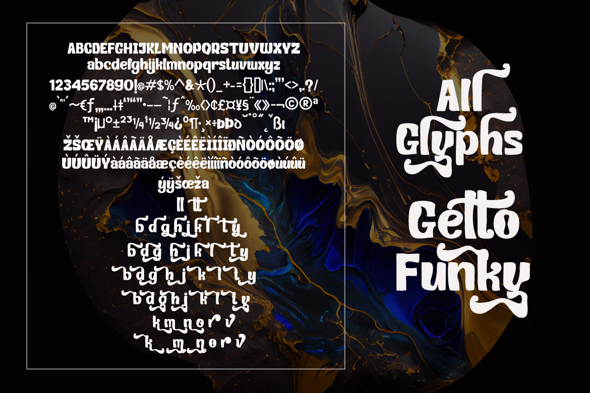 Getto Funky – Display Font