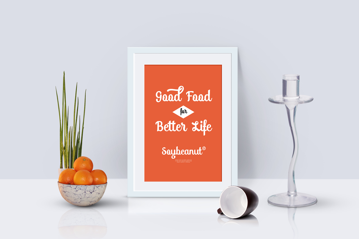 Soybeanut – Script Font