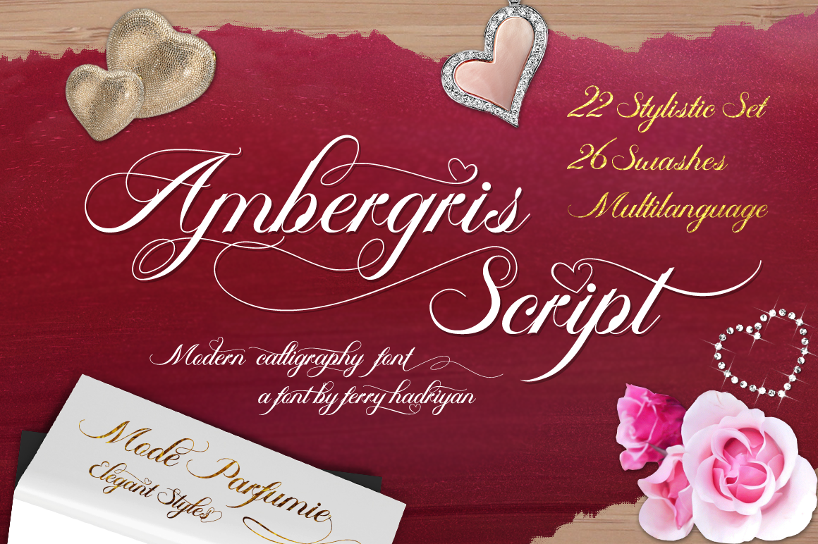 Ambergris – Script Font