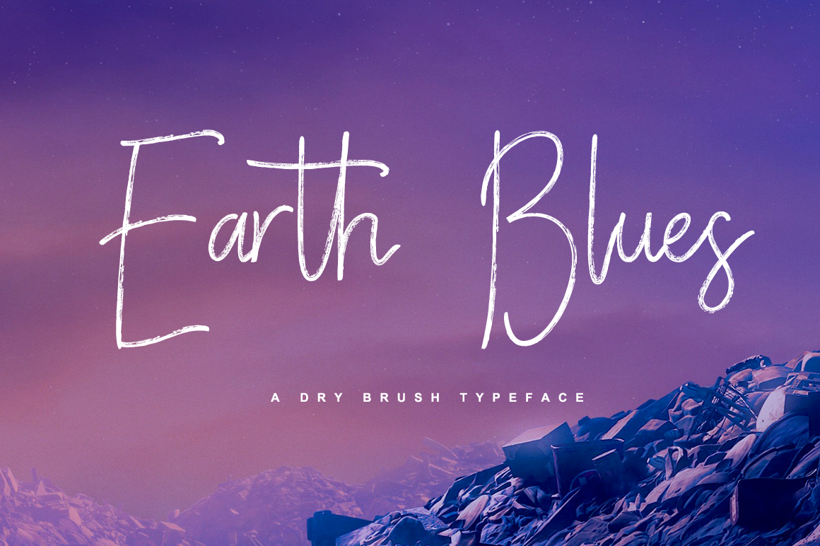 Vertical Brushy – Script Font