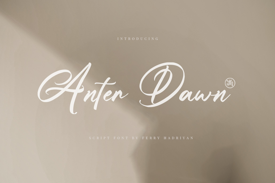 Anter Dawn – Script Font