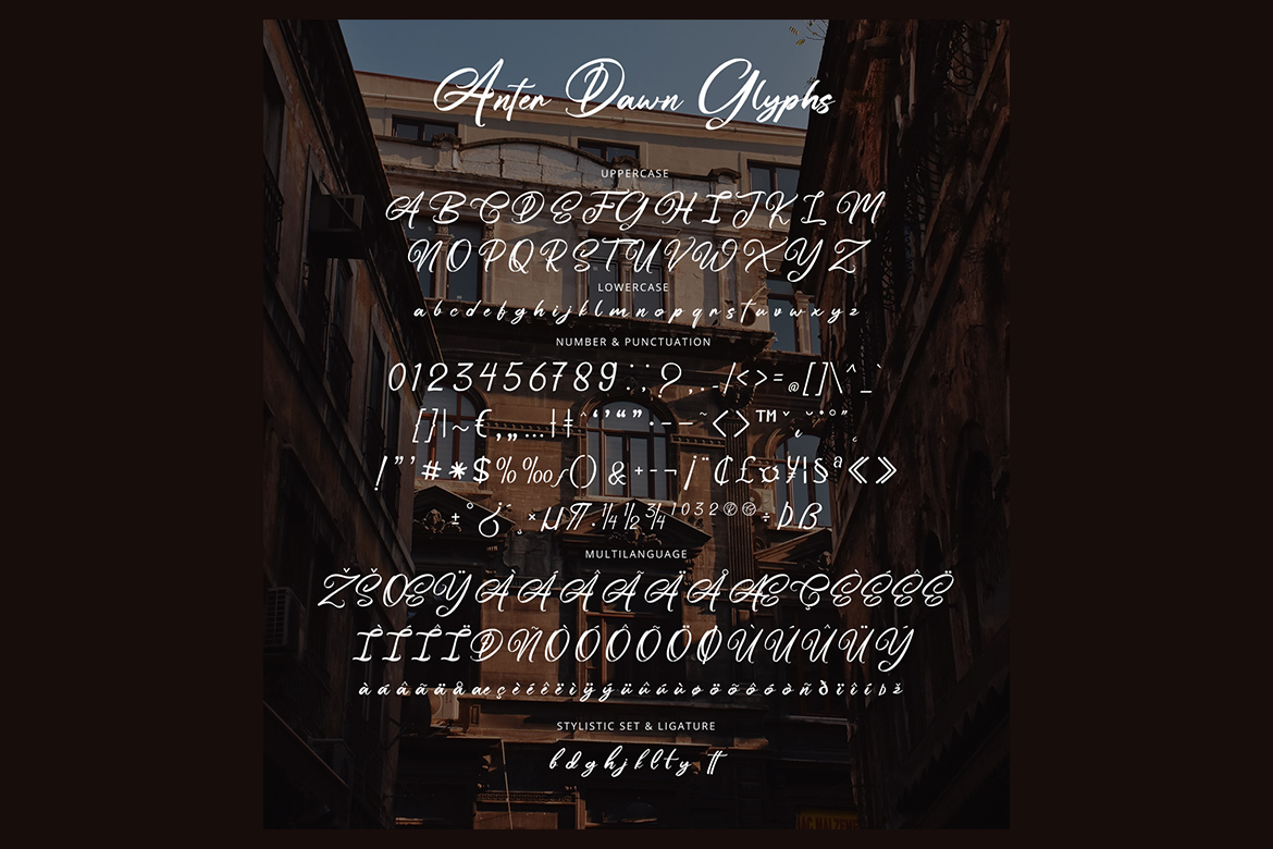 Anter Dawn – Script Font